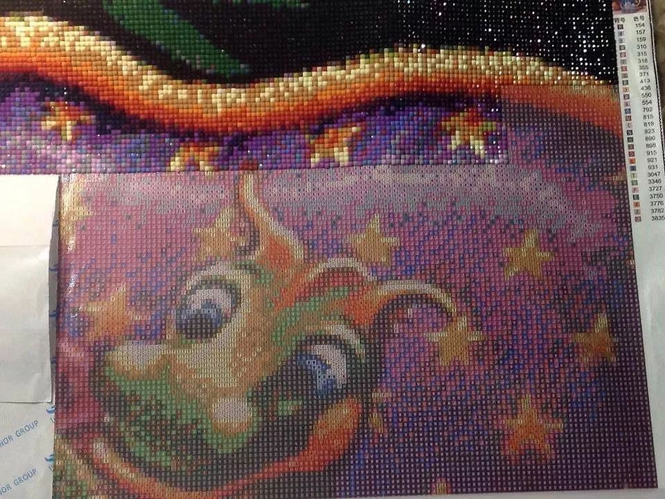 Cross Stitching To Diamond Painting Thread Bare
