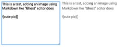 Polymer Web-Components for Markdown Image Upload