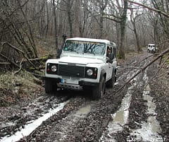 Land Rover Defender vs Mud