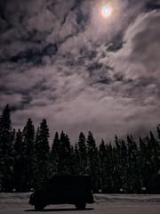 Sprinter Van Winter Camping