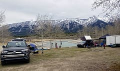 Abraham Lake Shoulder Season Camping