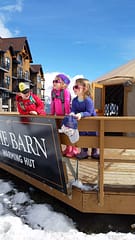 Kids love to ski, Kicking Horse Resort, Golden, BC, Canada