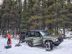 2001 Disco2 Off-Road Winter Driving Setup