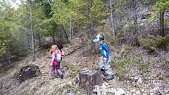 Keep hiking fun for toddlers, bring lots of snacks and water and a toddler friend if you can