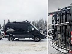 Sprinter Van Setup for Skiing