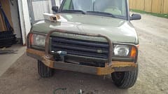 Welding of Custom Land Rover Bumper