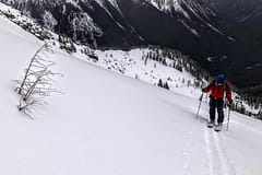 Backcountry ski touring set up with Salomon and Dynafit