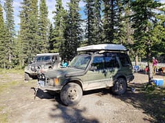 Jeep and Land Rover camping