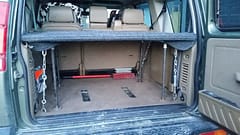 DIY Land Rover Storage and Bed System