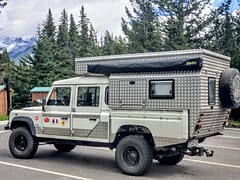 Overland Custom Pop Up Land Rover Defender Camper