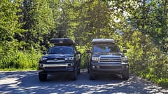 Toyota Camping Units with Rooftop Tents