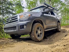 Toyota Sequoia Off-Road Driving