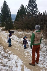 Realities of hiking with kids
