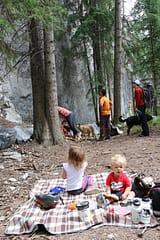 Sunshine climbing, Alberta Canada