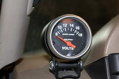 Aftermarket Volt Gauge