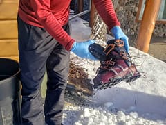 How to dye downhill ski boots
