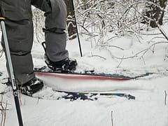 Orca splitboard for backcountry snowboarding