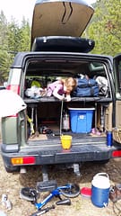 Land Rover shelving system best system for camping and storage