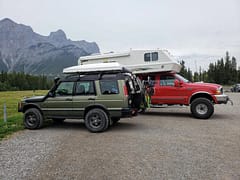 Land Rover Discovery 2 vs Ford F 350 Camper