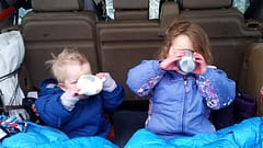 Outdoors with kids during the winter often ends with a delicious hot chocolate to warm up and refuel