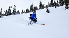 Skiing Kicking Horse Golden BC