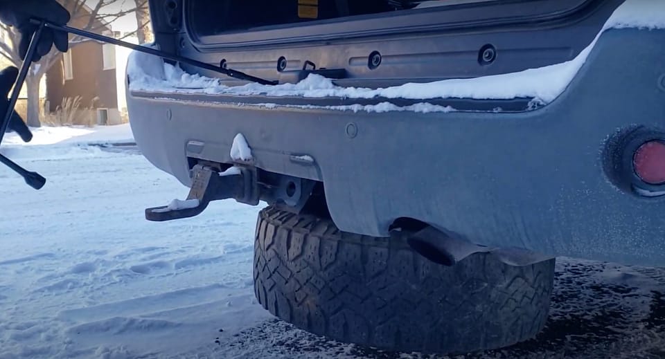 Toyota Sequoia 2008 2017 Spare Tire Removal and ReAttach OffRoad