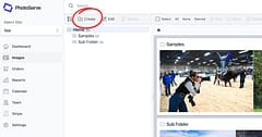create folder in photoserve