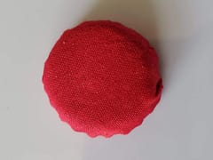 fabric covered bottle cap