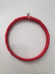 wrapped embroidery hoop