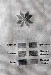 comparison of metallic floss thread dmc
