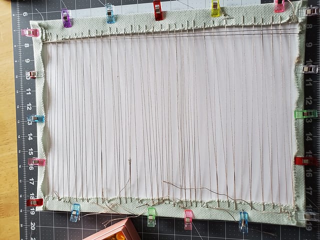 How to frame your own Cross-Stitch using the Lacing Method | Thread Bare