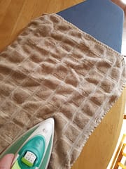 Ironing cross stitch
