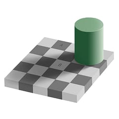 Adelson Checkerboard Shadow Illusion