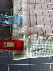 corner stitching lacing framing