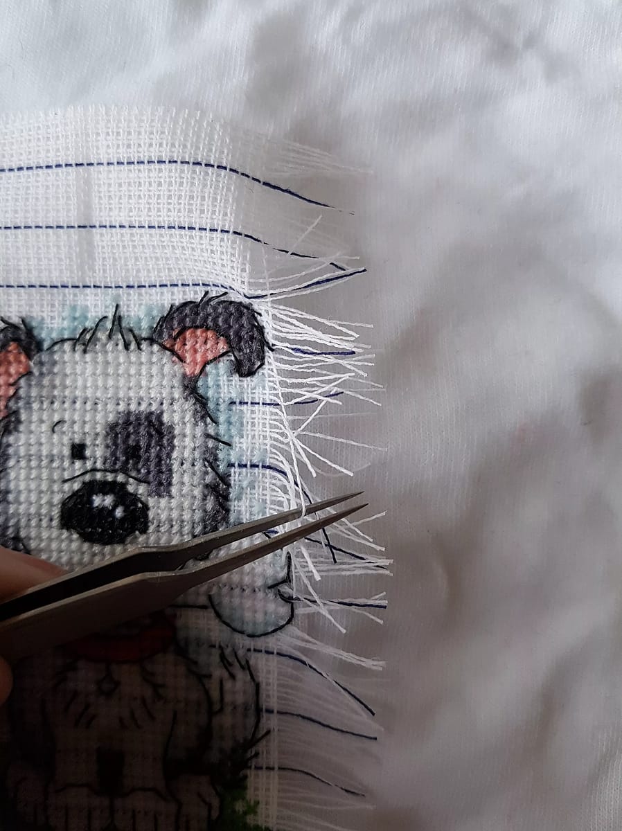 How to Cross Stitch onto a Garment