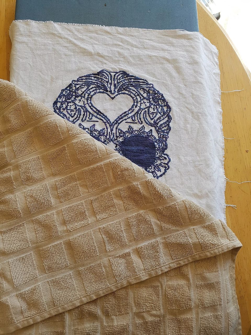 Washing & Ironing Your Finished Cross Stitch Project Thread Bare