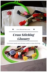 cross stitching glossary terms