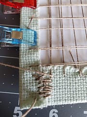 corner stitching lacing framing