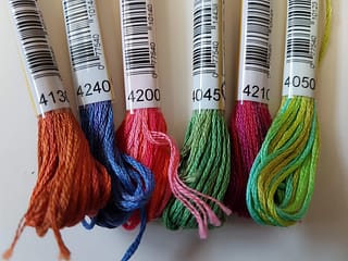 Color variations: how to use variegated threads like Coloris 
