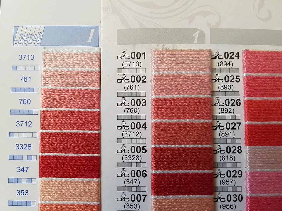 How to Read a Thread Color Card | Thread Bare