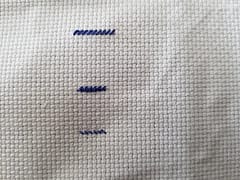 cross stitch partial stitches