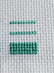 basic cross stitching