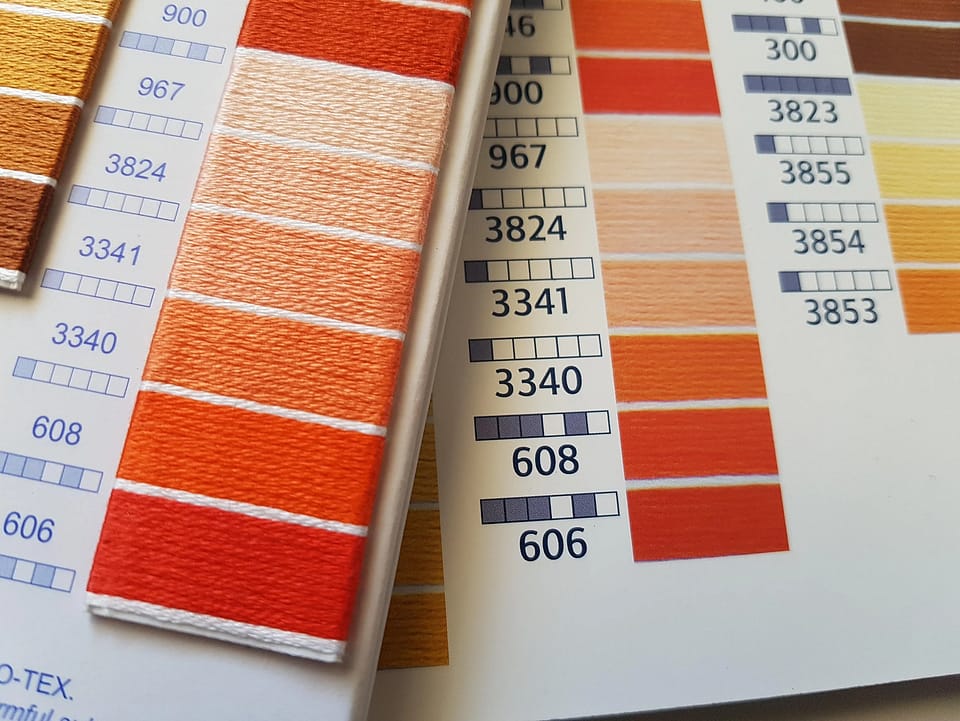 How to Read a Thread Color Card | Thread Bare