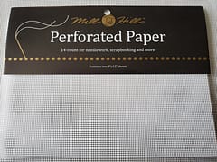 Stitching on Perforated Paper