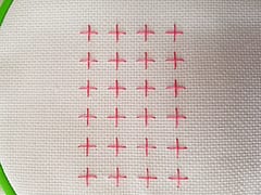 gridding cross stitch