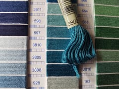 Real thread color chart DMC