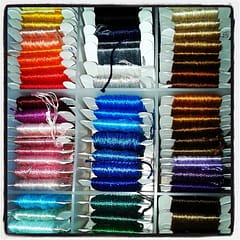 threads on bobbins